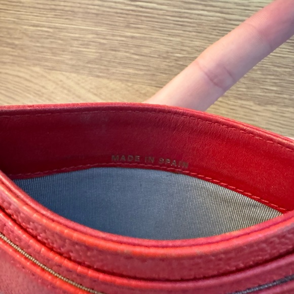 Authentic Orange caviar Chanel card Wallet. Bought at Neiman Marcus. - Picture 5 of 8